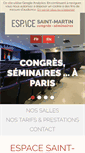 Mobile Screenshot of espacesaintmartin.com